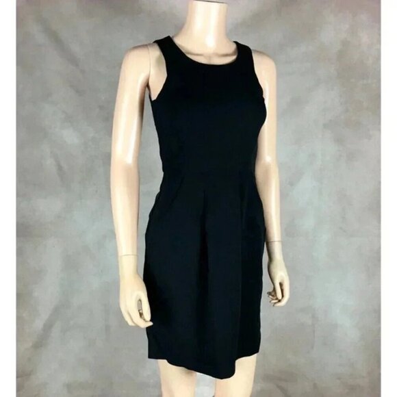 THEORY Black Sleeveless Dress with Pockets Size 0 - Picture 6 of 11